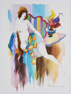 Itzchak Tarkay "Femme Nui"