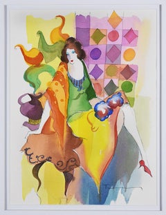 Itzchak Tarkay "Portrait"