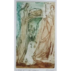 Gift II. 1992, a / e, Papier, Radierung, 23x13 cm, Gift II.