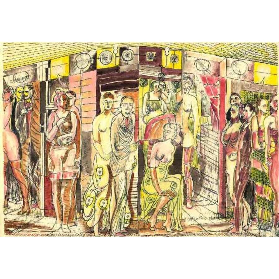 Circus. 1957, Papier, Mischtechnik, 19x27.2 cm, Mischtechnik