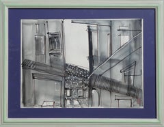 Ciudad. 2014, papel, acuarela, 35x49 cm