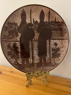 PLATEAU DÉCORatif/Pelle à pied, diamètre 32,5 cm