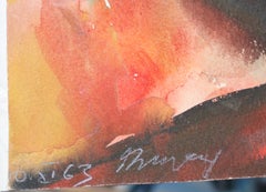 Ritratto. 1963, acquerello su carta, 26x18 cm