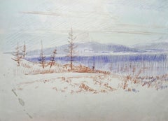 Winter  1967, double-sided, paper/watercolor, 20x27.3 cm