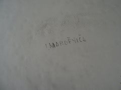 Plate from stone mass Chair with dress d 36 cm