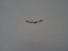 Porcelain plate - A cyclist with wings. 2016, d 36 cm