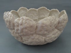 Bubble vase, White stoneware, h 16 cm; d 28 cm