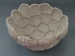 Bubble vase, White stoneware, h 16 cm; d 28 cm