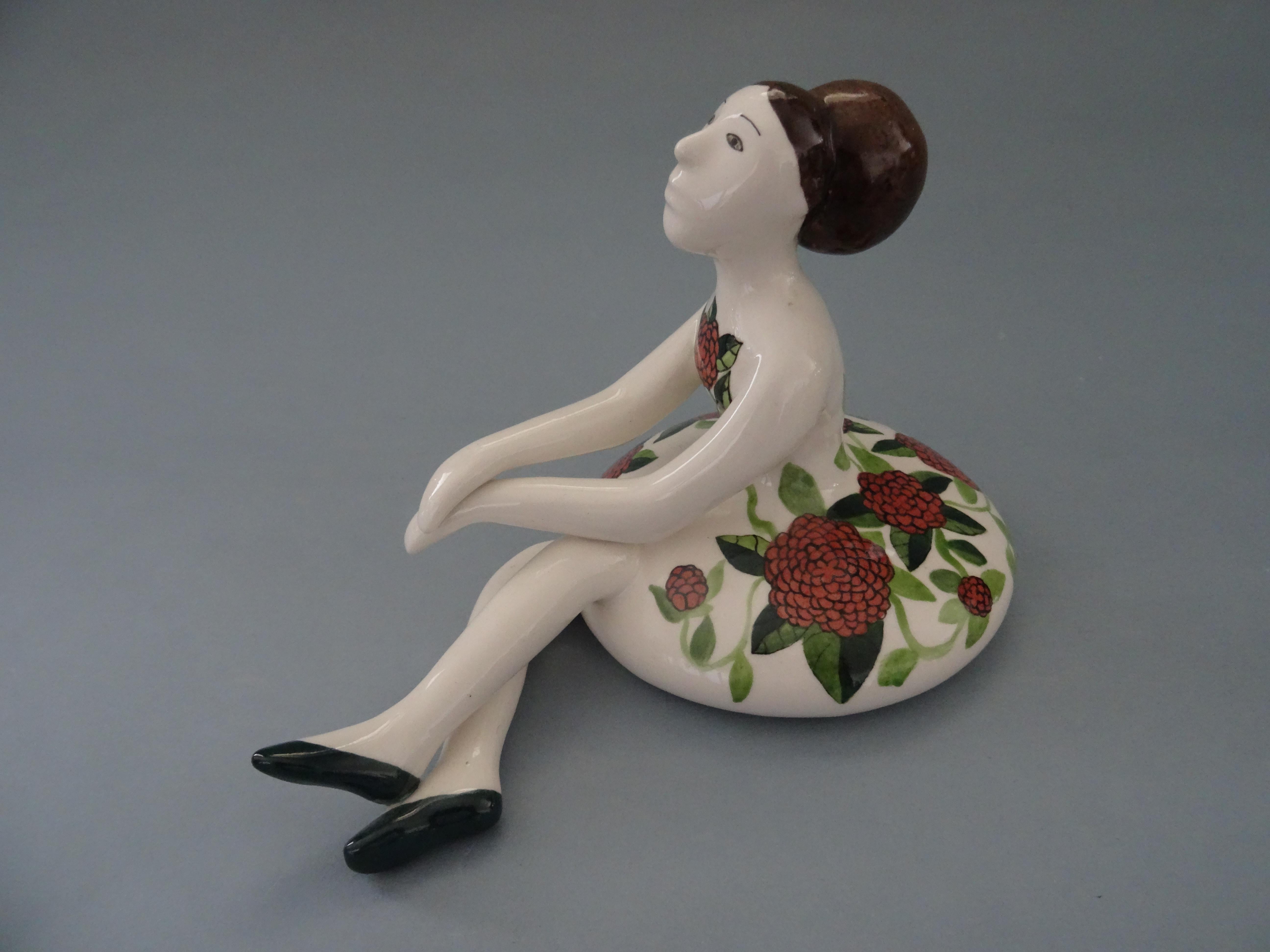 Ballerina  2015. Porcelain, 12x19 cm - Art by Inese Margevica 