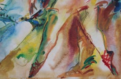 Dances. Paper, watercolor, 59x83.5 cm