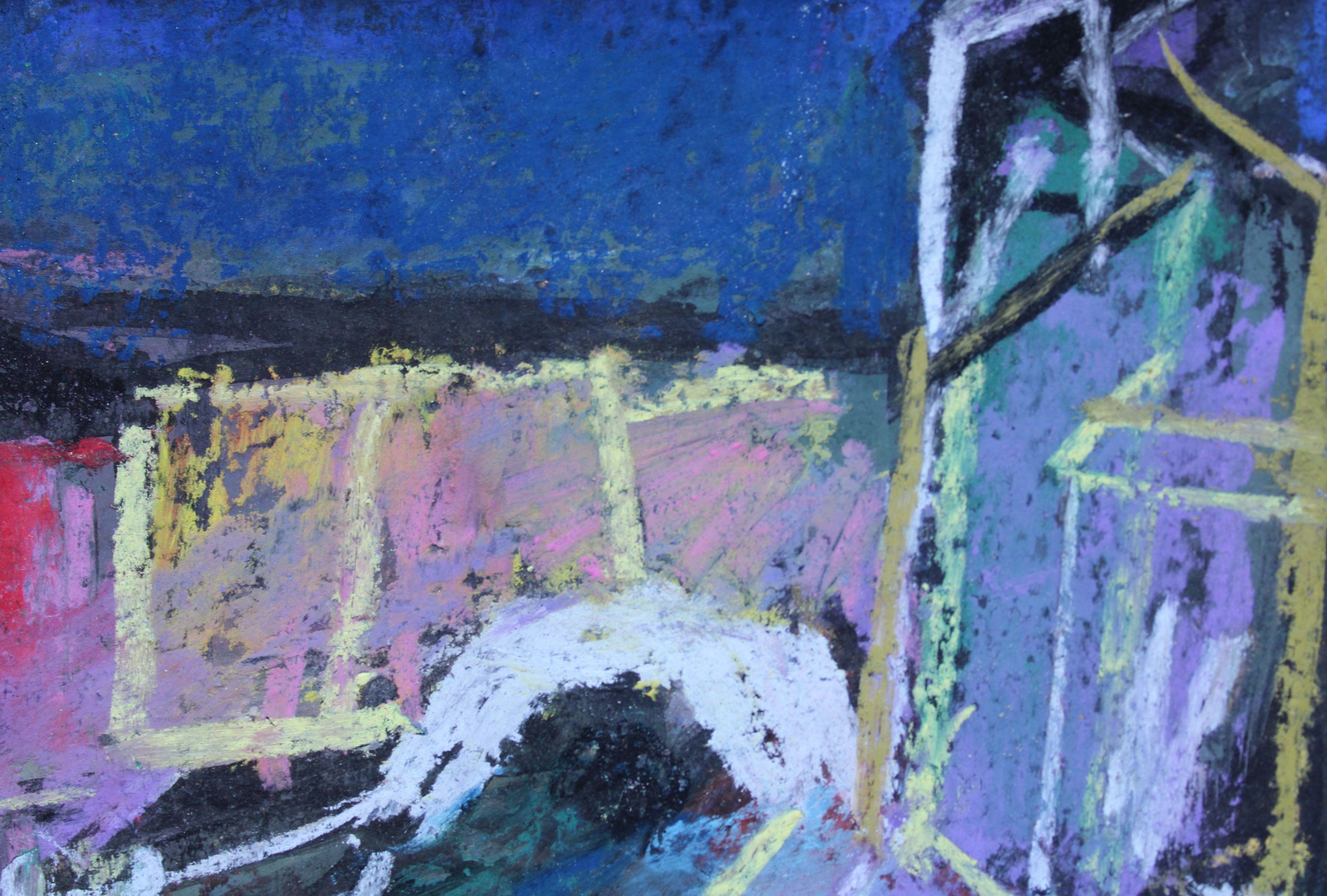 Venice  2007. Paper, pastel, 17x25 cm For Sale 5