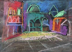 Notas de viaje  2007. Papel, pastel, 20x27 cm
