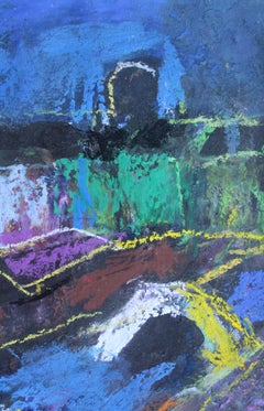 Travel notes  2007. Paper, pastel, 24x22 cm