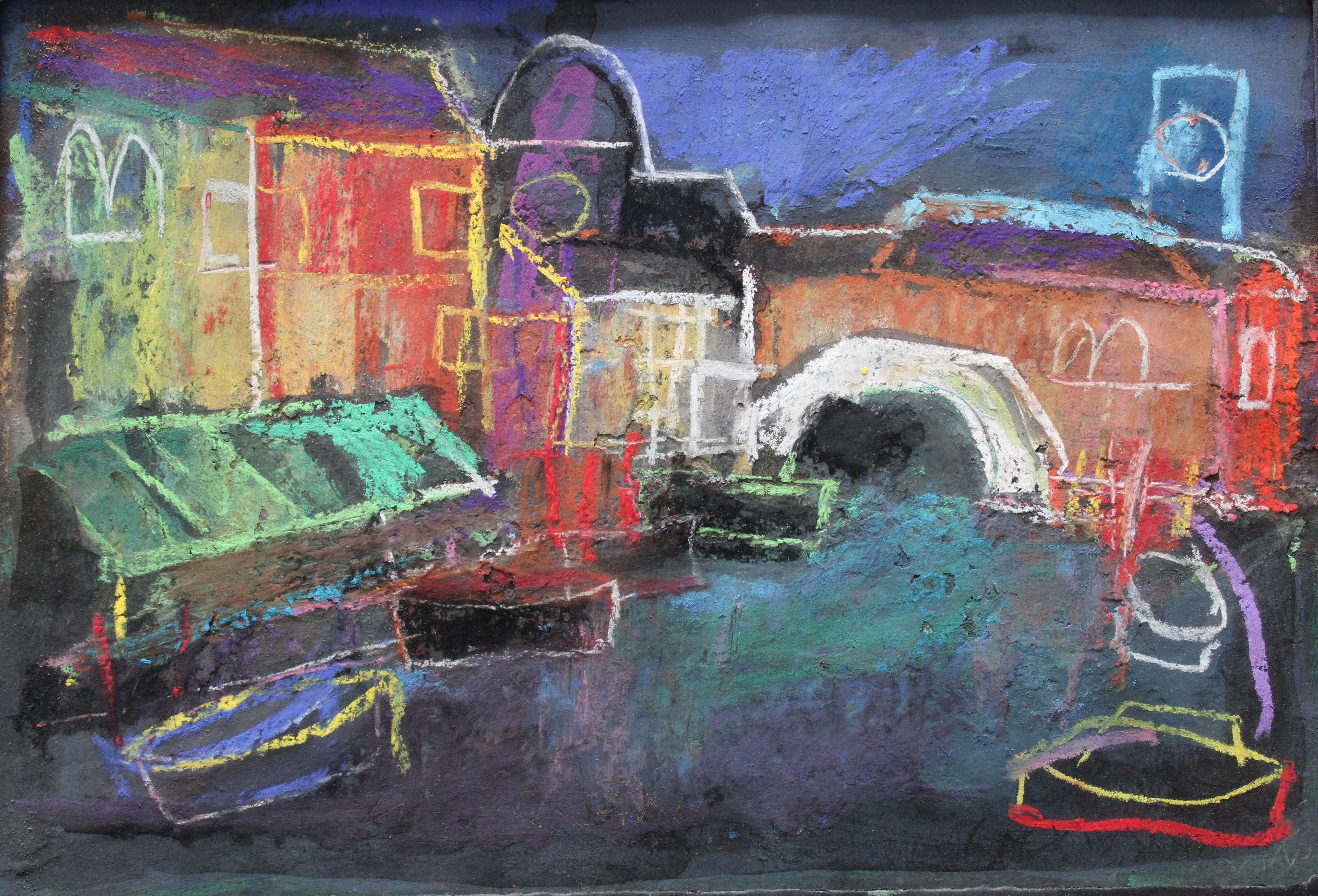 Appunti di viaggio  2007. Carta, pastello, 19x27 cm