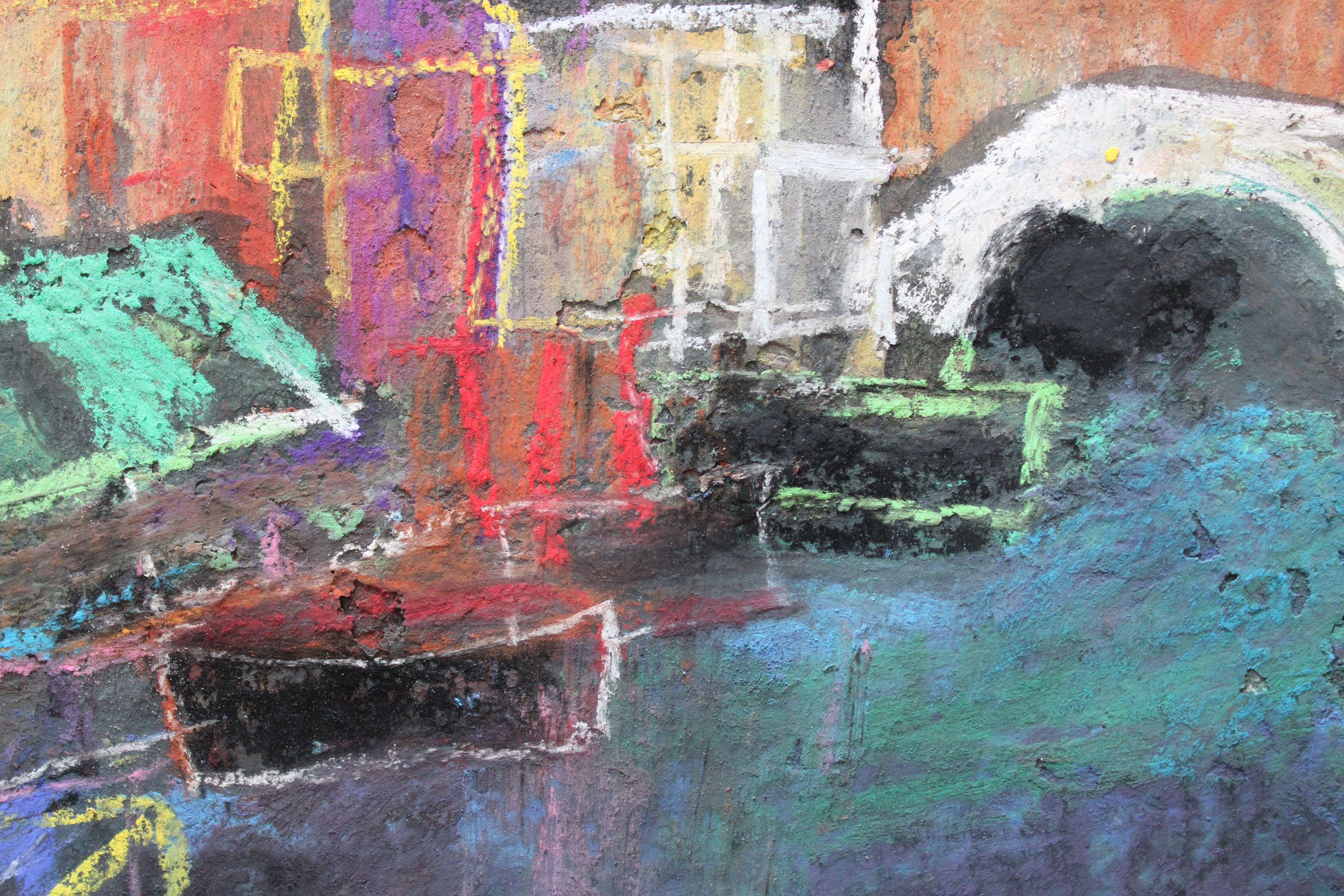 Notas de viaje  2007. Papel, pastel, 19x27 cm - Art Moderno de Georgs Barkans