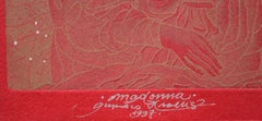 Madonna  1997. Paper, mixed media, 20x12 cm