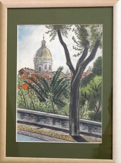 Italien. Papier, Mischtechnik, 33х24 сm