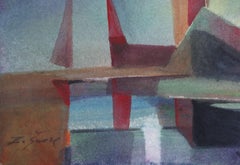 Travel. Watercolor on paper, 22x35 cm