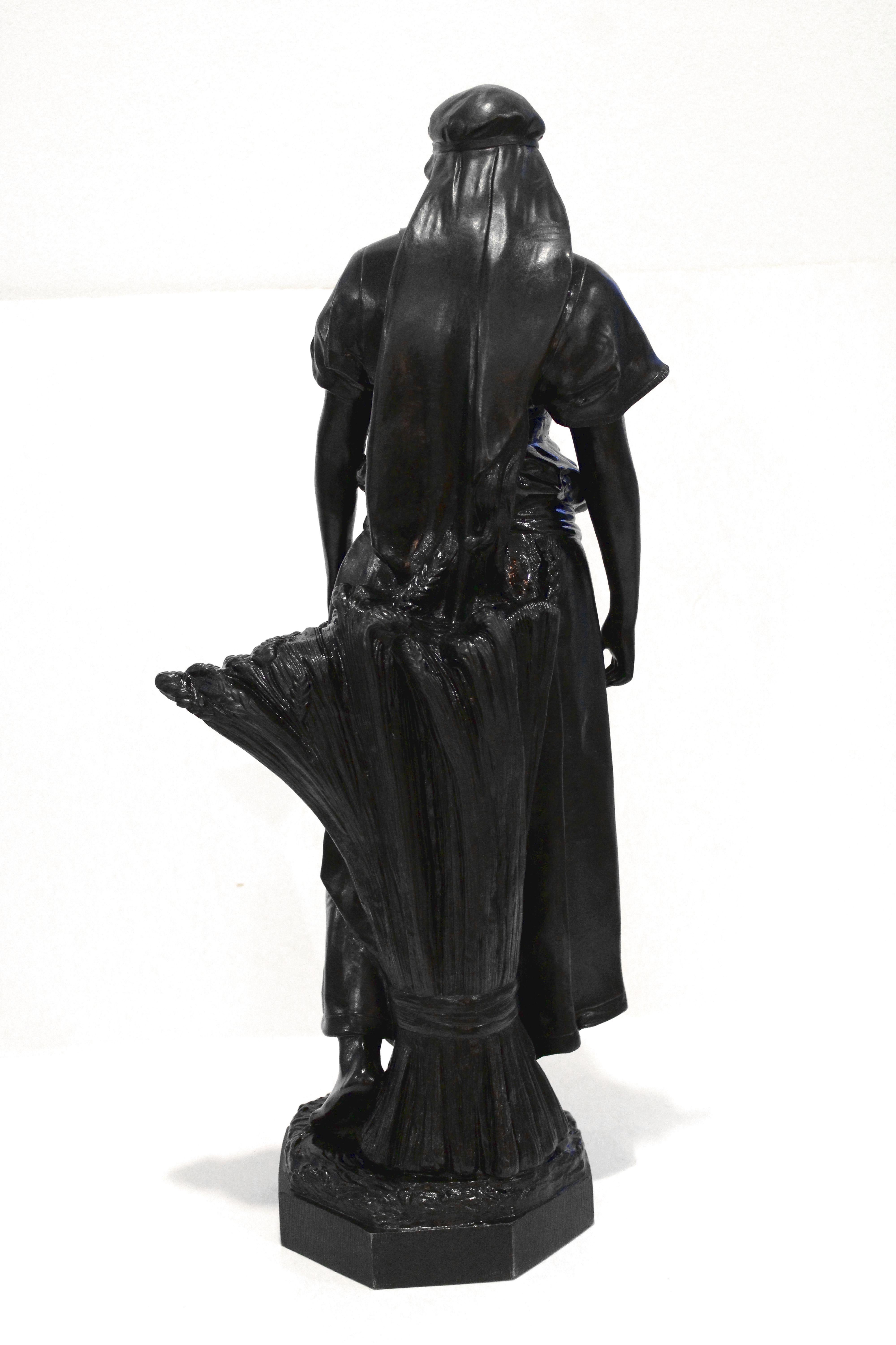 Ruth. 1902. ferro battuto, h 61 cm; l 27 cm stampo Kuznetsov, fabbrica KASLI 11