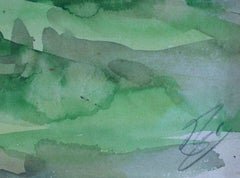 In the park. Paper, watercolor, 42x29.5 cm