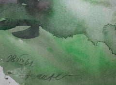 Alley. 1961. Carta, acquerello, 42x29,5 cm