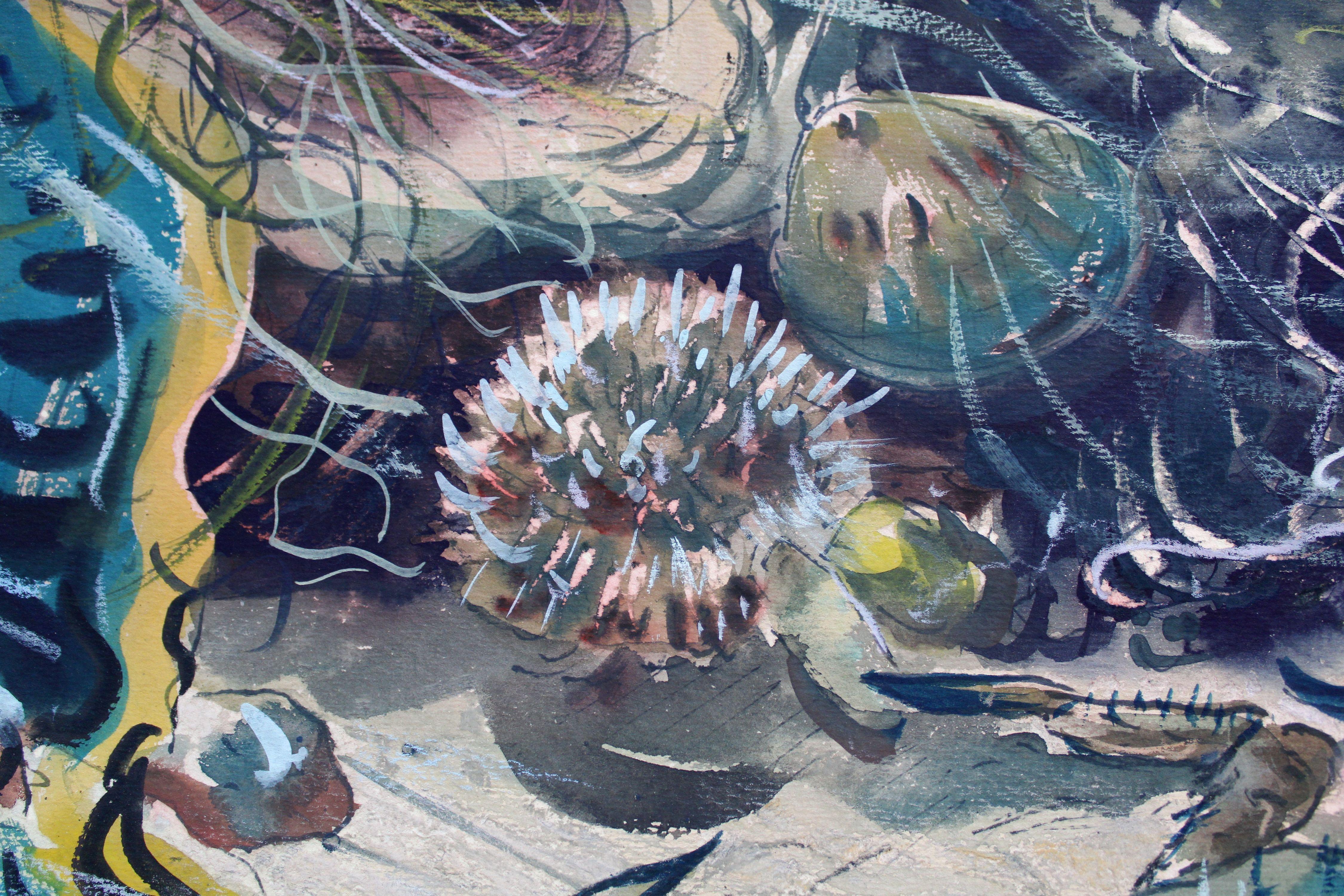 Crab. 1971, watercolor on paper, 63 x 69, 3 cm For Sale 1