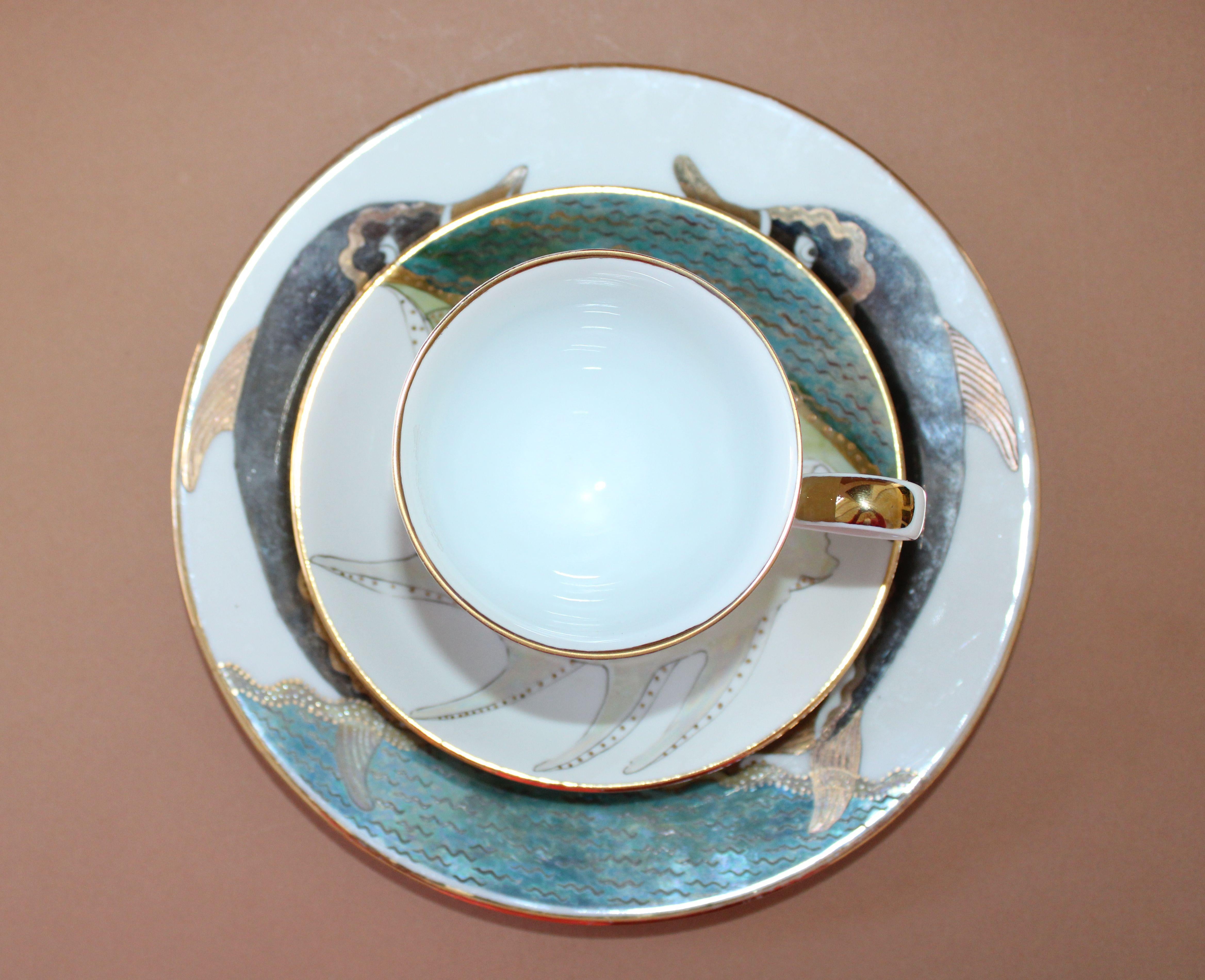 Coffee trio by Antonina Paskevica, cup height 7, 5 cm; diameter 8 cm For Sale 11