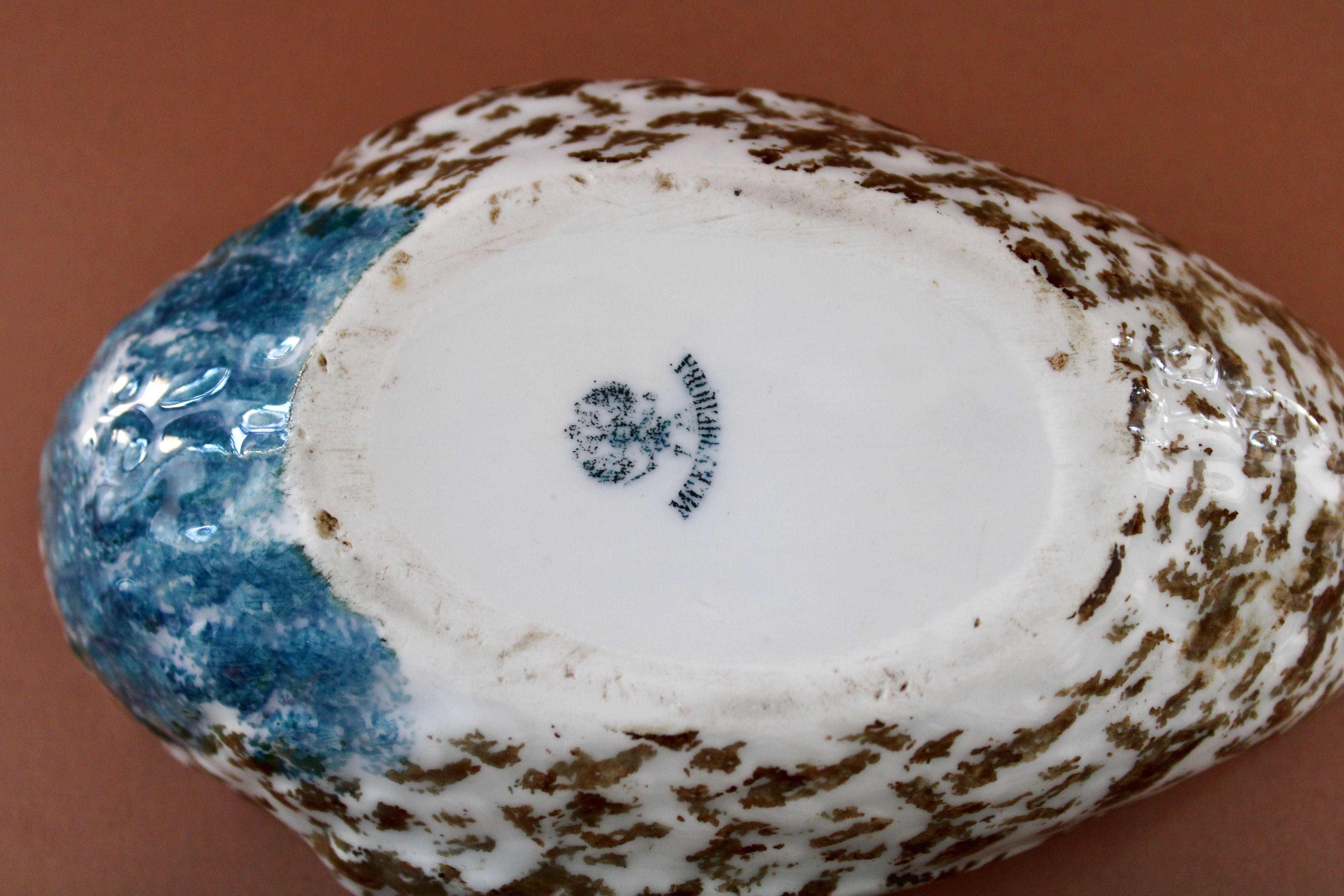 Porcelana Kuznetsov - Mantequera pato, porcelana h 13 cm; L 19 cm;  A 10 cm - Sculpture Realista de Kuznetsov porcelain