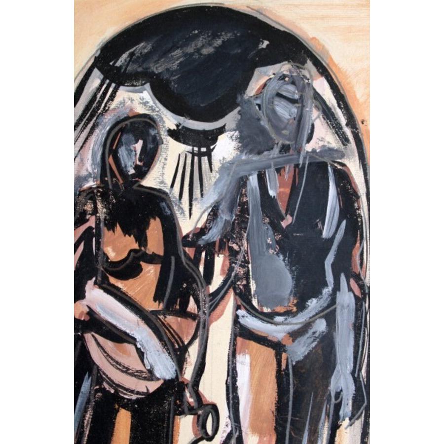 Schizzo. Anni '30, acquerello, matita su carta, 42x27 cm - Art di Romans Suta