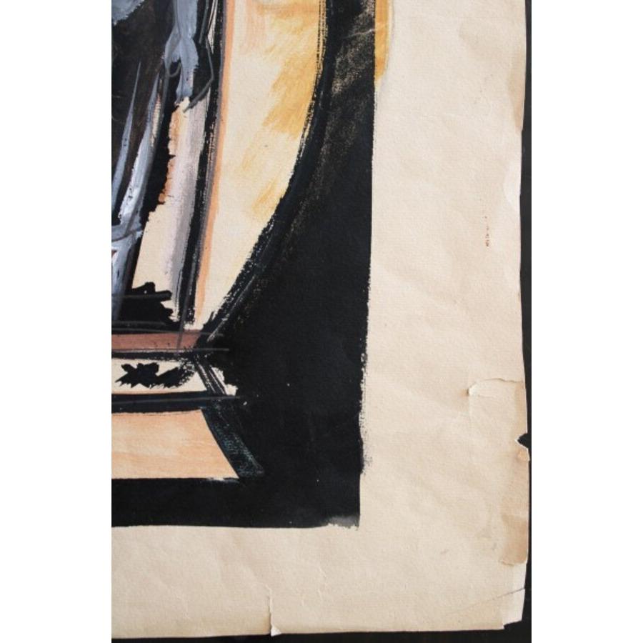 Schizzo. Anni '30, acquerello, matita su carta, 42x27 cm - Art Moderno di Romans Suta