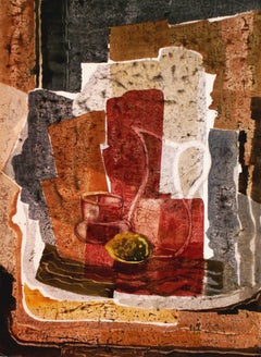 Nature morte au citron. 1980, papier, aquarelle, 75, 5 x 55, 5 cm