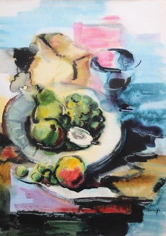 Nature morte aux fruits. 1970, aquarelle sur papier, 77x55 cm