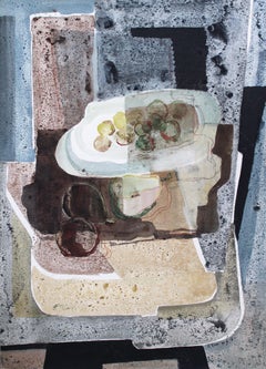 Bodegón con peras  1979, acuarela sobre papel, 74x55 cm