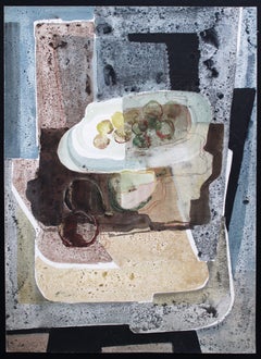 Still life with pears  1979, watercolor on paper, 74x55 cm