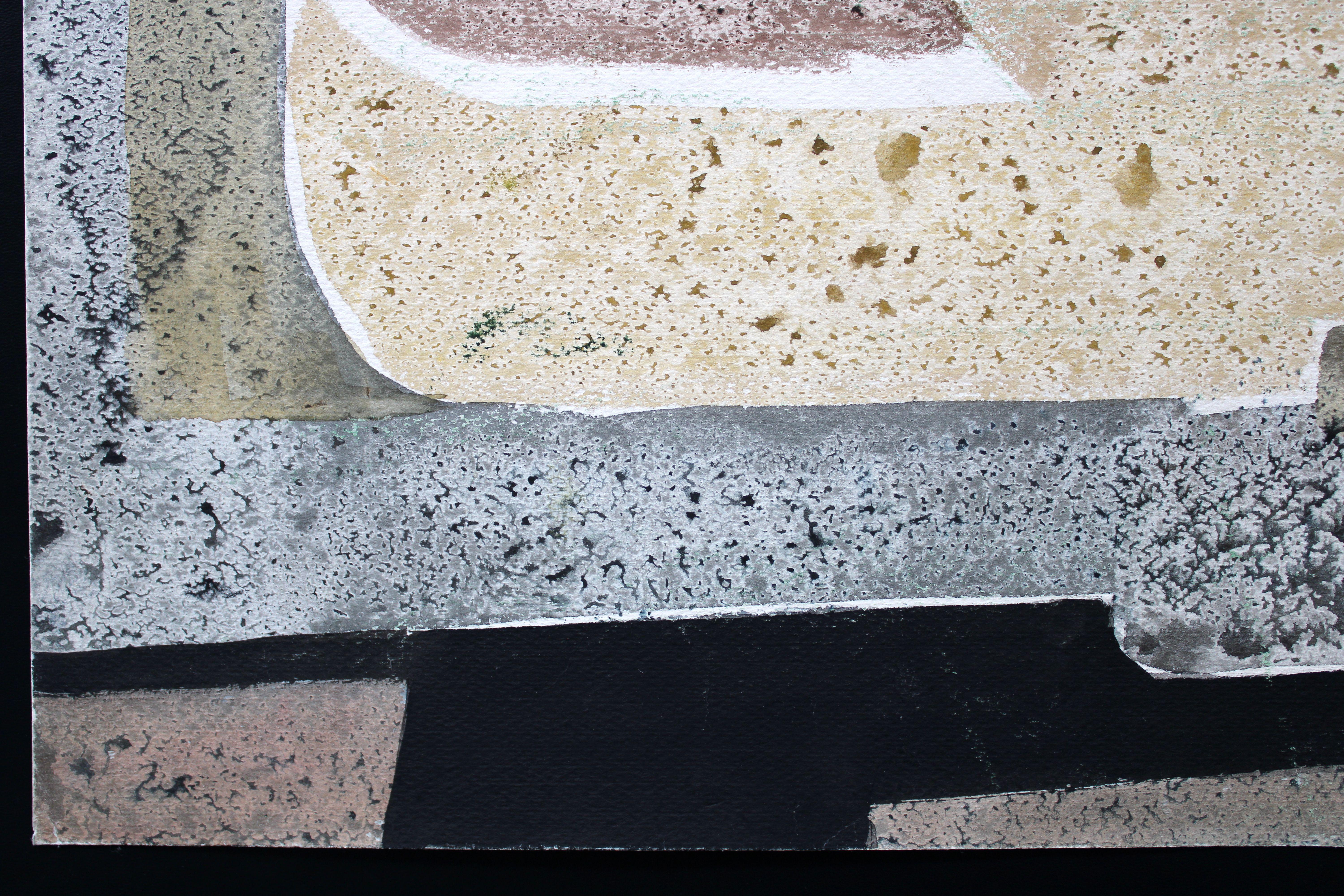 Natura morta con pere  1979, acquerello su carta, 74x55 cm - Still-Life Grigio di Jekabs Arturs Springis 