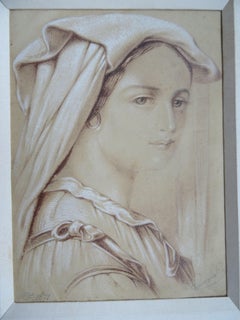 Italian. 1871, paper, mixed media, 20.5x15 cm