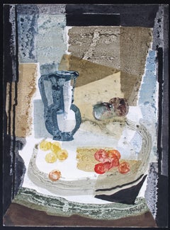 Still life with plums  1985, watercolor on paper, 74x55 cm (bilateral)