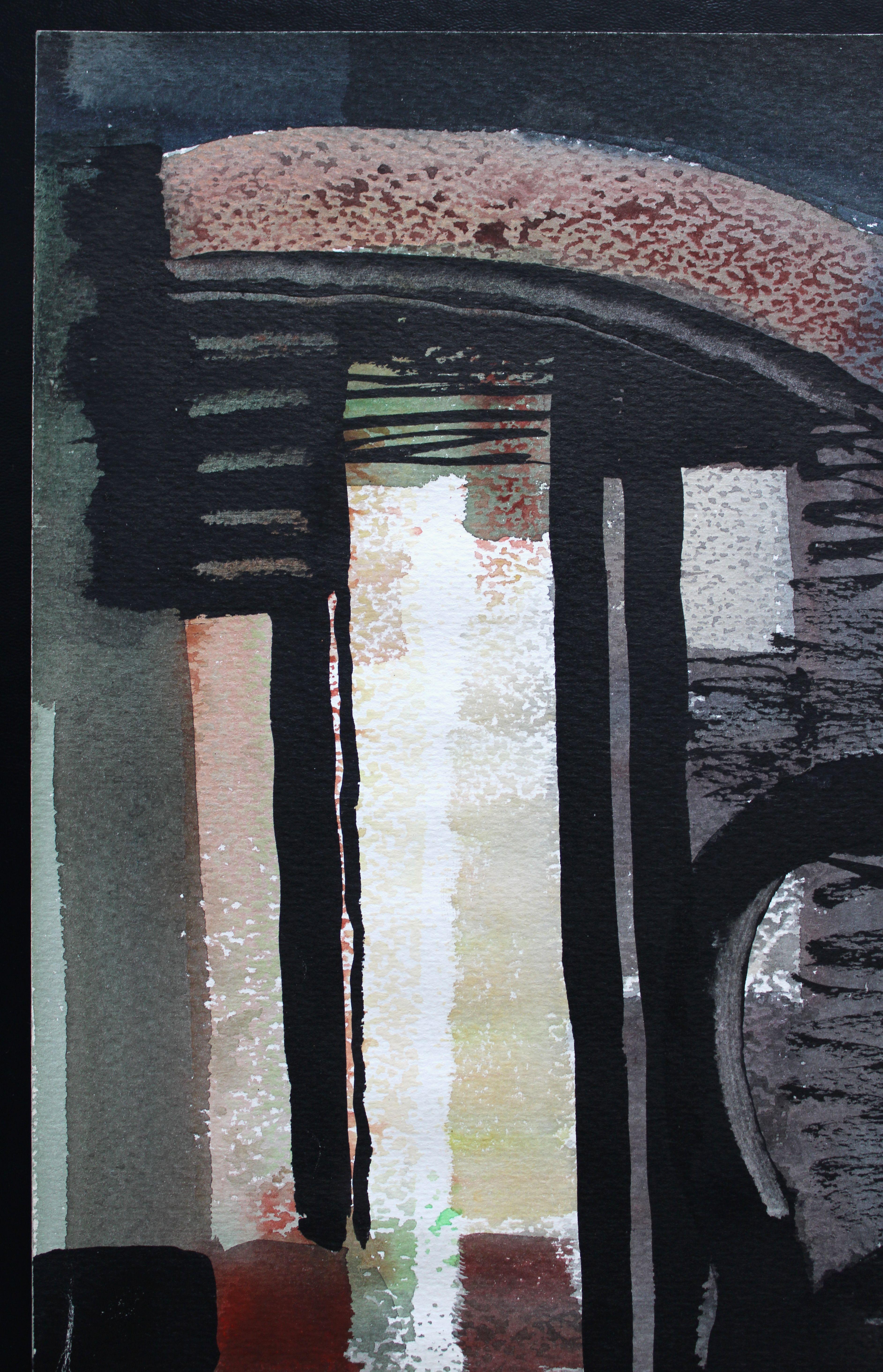 Black mug with apples. 1971, watercolor on paper, 72, 5 x 54 cm For Sale 2