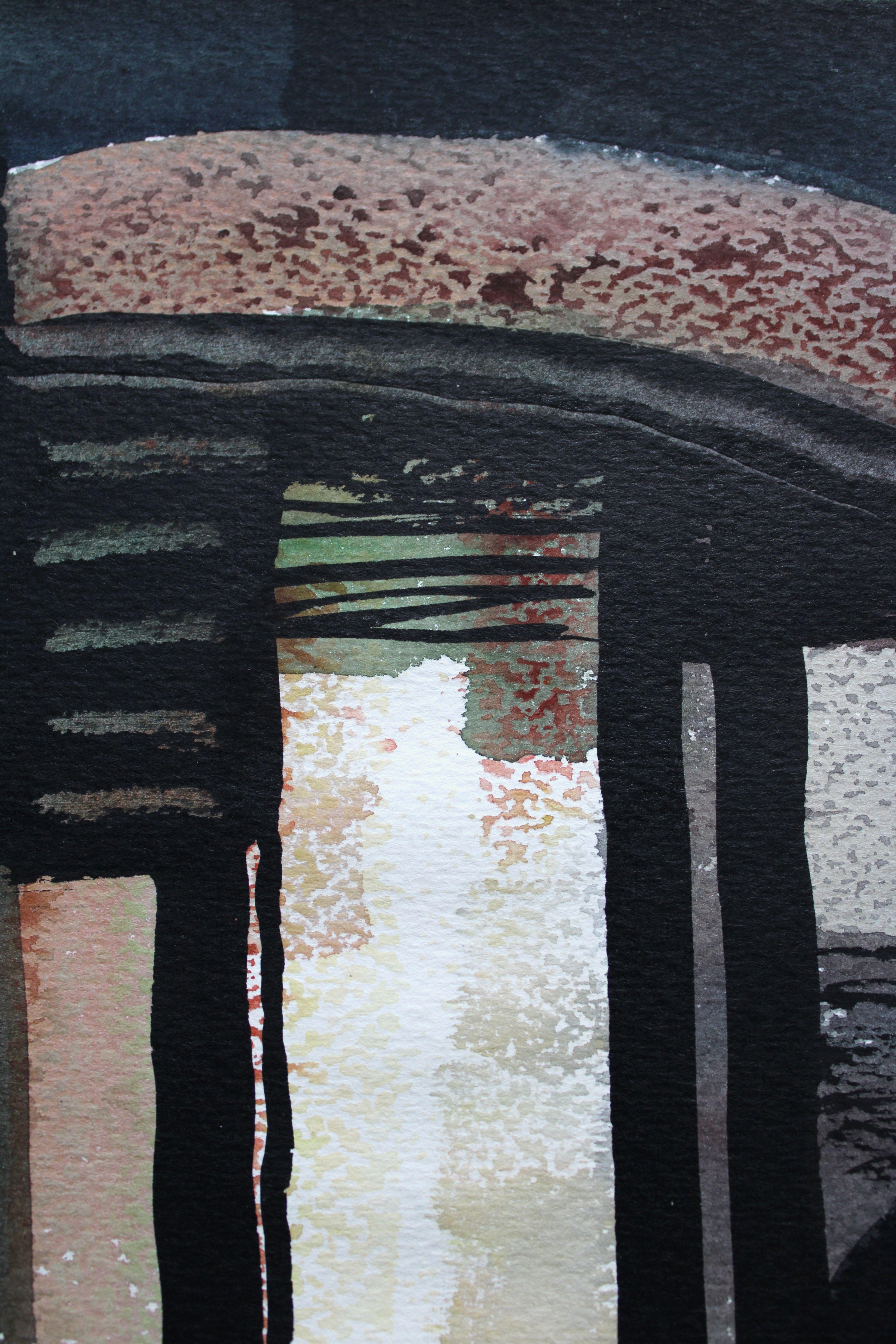 Black mug with apples. 1971, watercolor on paper, 72, 5 x 54 cm For Sale 6