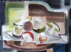 Champignons  Années 1980, aquarelle sur papier, 54x75 cm
