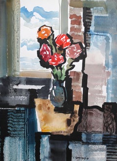 Rosas. 1983, acuarela sobre papel, 75x55 cm
