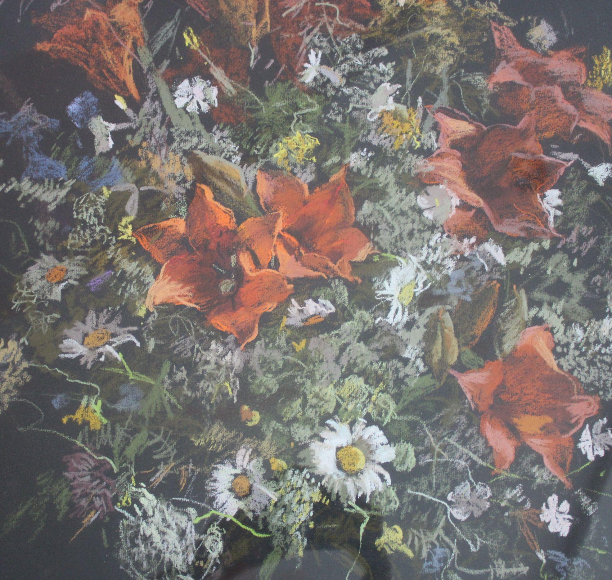Fleurs dans un vase

papier/pastel, 70x54 cm