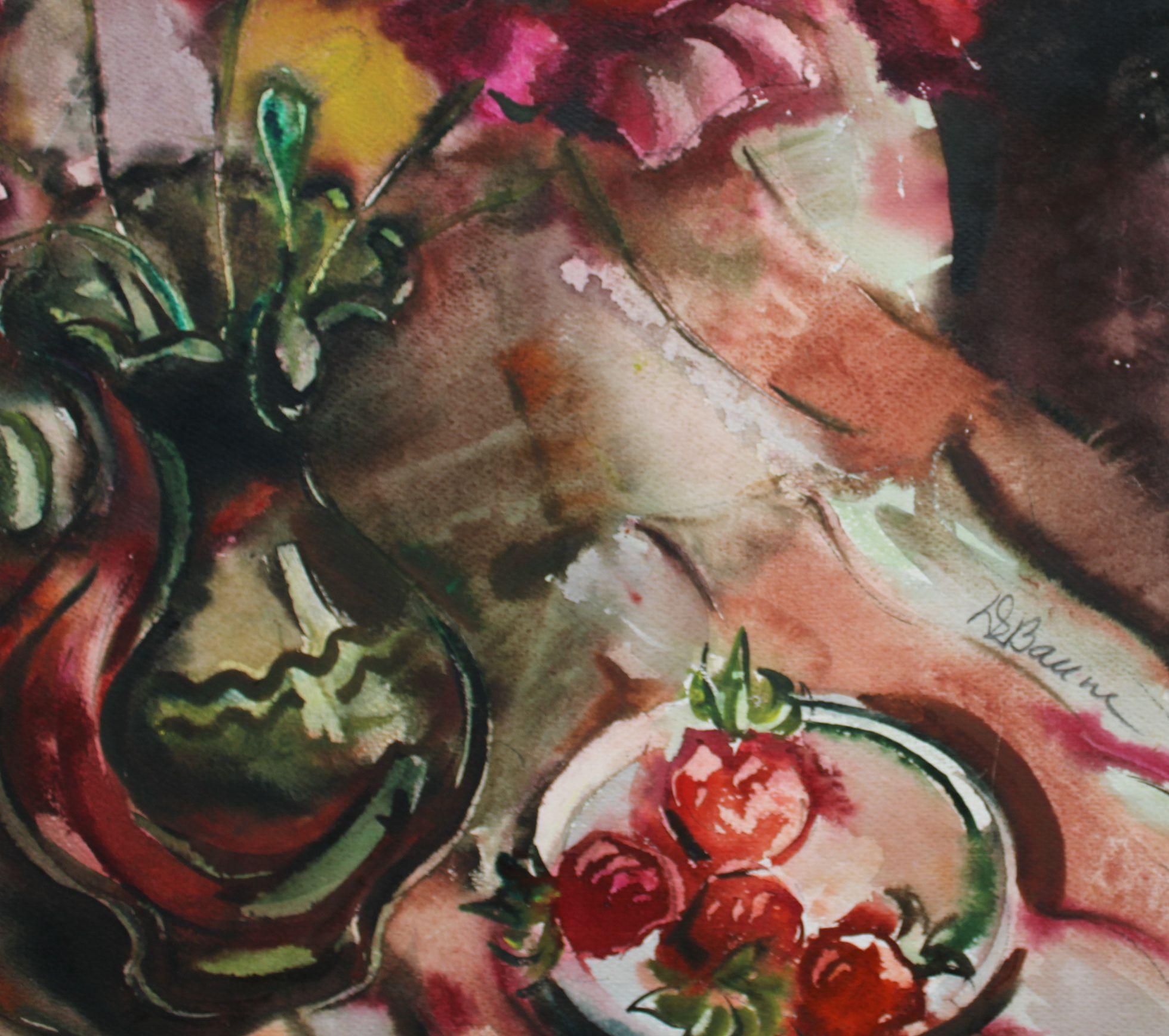 Dzidra Bauma (1930)

Dzidra Bauma travaille avec la technique de l'aquarelle. Elle peint des compositions figuratives, des portraits, des paysages, des fleurs et des natures mortes. Elle est l'une des aquarellistes les plus productives de la