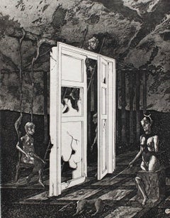 Eifersucht  Papier/Radierung, 19,5x15 cm, 1986