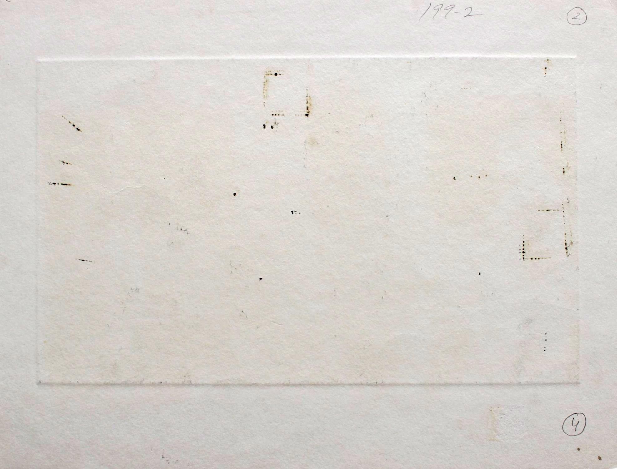 Fool's Trap  paper/etching, 63/75 - Symbolist Art by Podolczak Igor