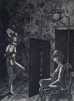 The Connoisseur, papier/gravure, 11,5x8,5 cm, 1986