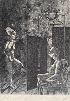 The Connoisseur, papier/gravure, 11,5x8,5 cm, 1986