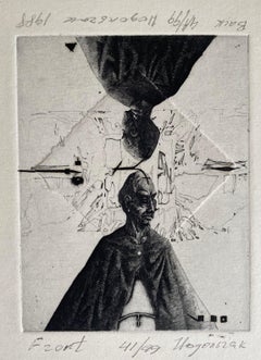 anverso/reverso, papel/grabado, 41/99, 9,5x7,5 cm, 1988