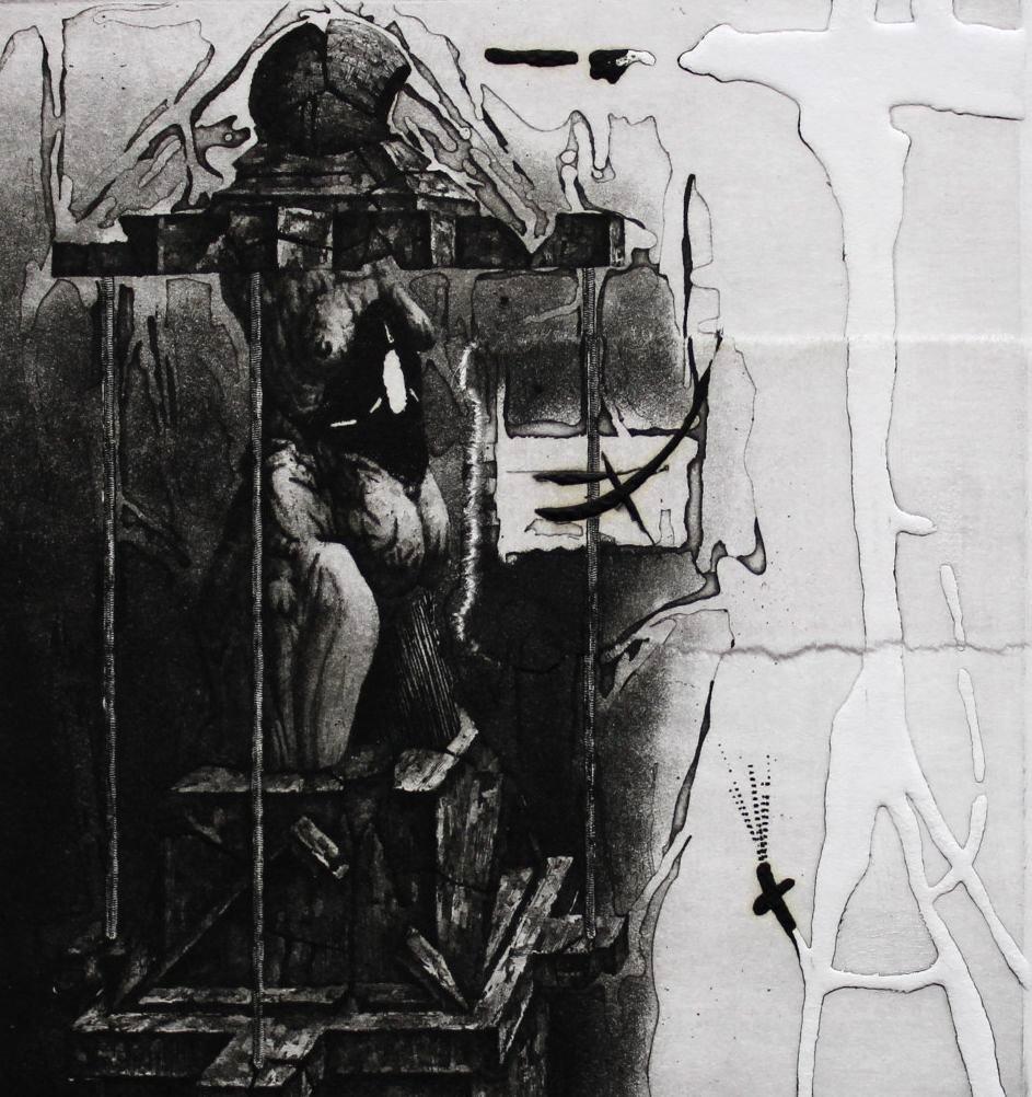 Architektonische Details Katalog 4, Papier/Radierung, 81/99, 10x9 cm