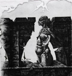 Architektonische Details Katalog 7, Papier/Radierung, 59/75, 10x9 cm, 1990